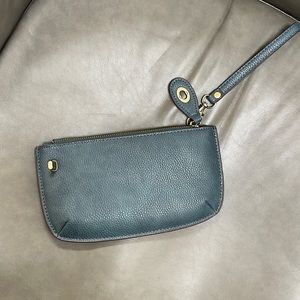 Blue joy Susan wristlet